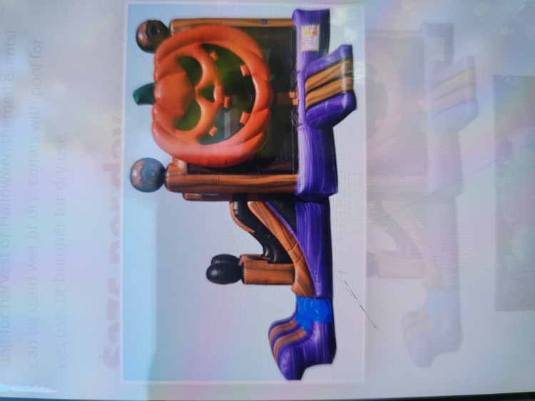 Pumpkin Bounce House Combo