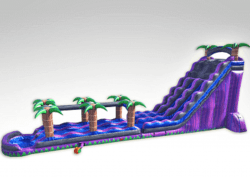 27' Purple Crush Dbl Lane with Slip&Slide