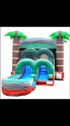 IMG 7114 189287318 Kids Tropical Red Marble Water Slide