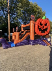 Pumpkin Bounce House Combo